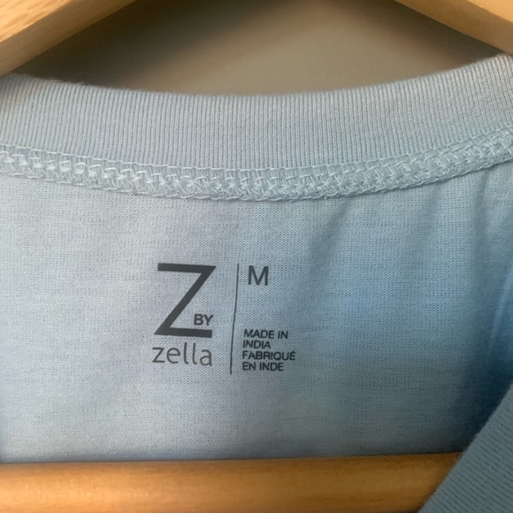 Zella | NWOT Blue Athletic Sport Long Sleeve Gym Workout Tee Shirt Top - Picture 3 of 4